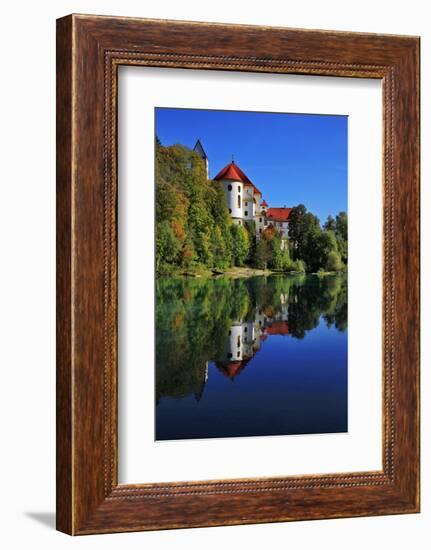 Germany, Bavaria, View from the Monastery of Sankt Mang at FŸssen across the Lech River-Uwe Steffens-Framed Photographic Print