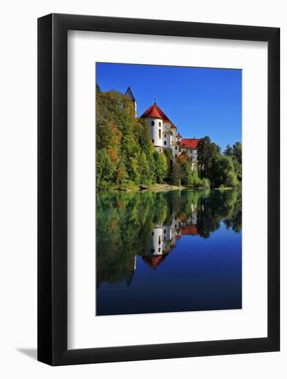 Germany, Bavaria, View from the Monastery of Sankt Mang at FŸssen across the Lech River-Uwe Steffens-Framed Photographic Print