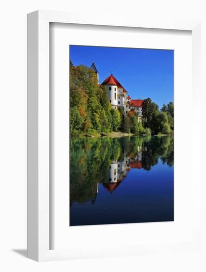 Germany, Bavaria, View from the Monastery of Sankt Mang at FŸssen across the Lech River-Uwe Steffens-Framed Photographic Print