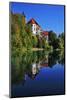 Germany, Bavaria, View from the Monastery of Sankt Mang at FŸssen across the Lech River-Uwe Steffens-Mounted Photographic Print
