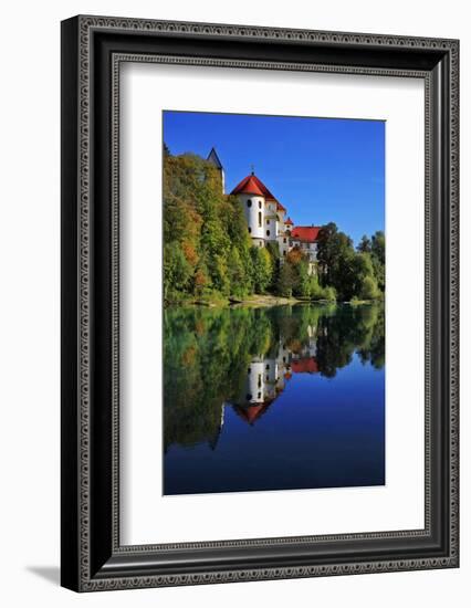 Germany, Bavaria, View from the Monastery of Sankt Mang at FŸssen across the Lech River-Uwe Steffens-Framed Photographic Print