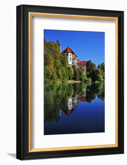 Germany, Bavaria, View from the Monastery of Sankt Mang at FŸssen across the Lech River-Uwe Steffens-Framed Photographic Print