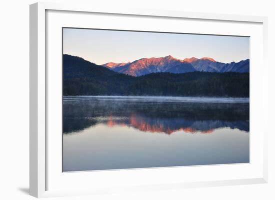 Germany, Bavaria, Werdenfels, Eibsee-Peter Lehner-Framed Photographic Print