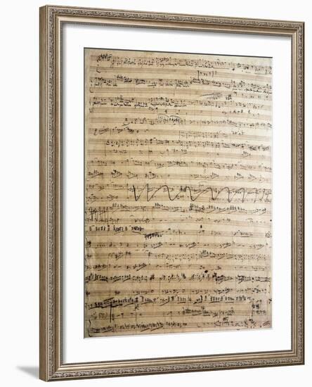 Germany, Bayreuth, Rienzi, the Last of the Tribunes, Autograph Score-null-Framed Giclee Print