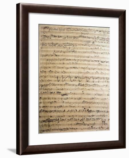 Germany, Bayreuth, Rienzi, the Last of the Tribunes, Autograph Score-null-Framed Giclee Print