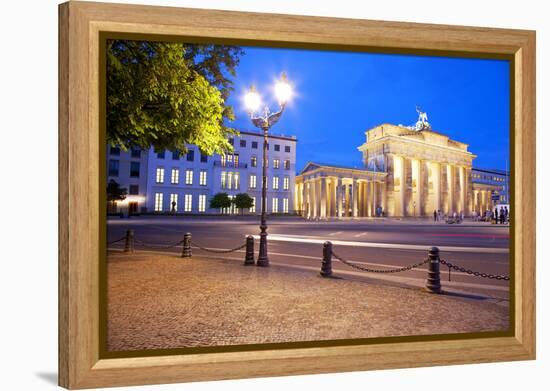 Germany, Berlin. Brandenburg Gate and Environs.-Ken Scicluna-Framed Premier Image Canvas