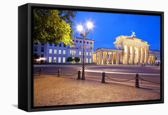 Germany, Berlin. Brandenburg Gate and Environs.-Ken Scicluna-Framed Premier Image Canvas