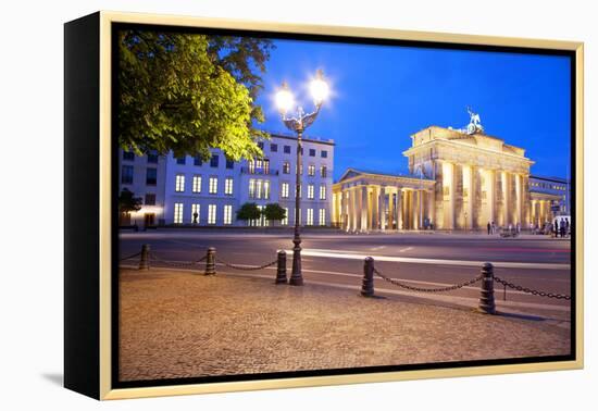 Germany, Berlin. Brandenburg Gate and Environs.-Ken Scicluna-Framed Premier Image Canvas