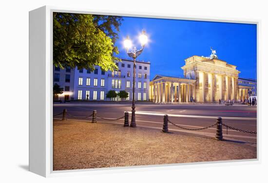 Germany, Berlin. Brandenburg Gate and Environs.-Ken Scicluna-Framed Premier Image Canvas