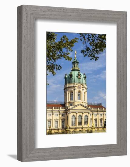 Germany, Berlin. Charlottenburg Palace entrance gates and dome-Miva Stock-Framed Photographic Print