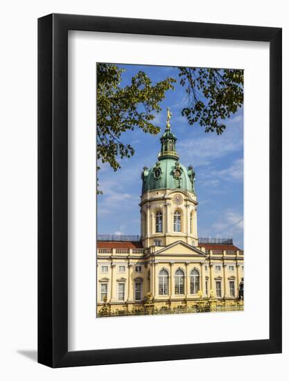 Germany, Berlin. Charlottenburg Palace entrance gates and dome-Miva Stock-Framed Photographic Print