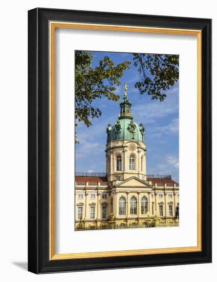 Germany, Berlin. Charlottenburg Palace entrance gates and dome-Miva Stock-Framed Photographic Print