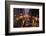 Germany, Berlin, Friedrichstrasse, Night, Festive Lighting-Catharina Lux-Framed Photographic Print