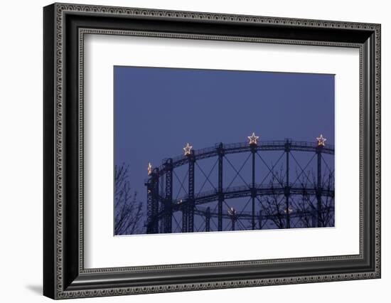 Germany, Berlin, Gasometer, Berlin-Schšneberg, Stars of Bethlehem-Catharina Lux-Framed Photographic Print