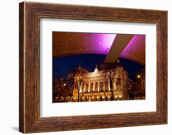 Germany, Berlin, Kudamm, Theater Des Westens, Evening-Catharina Lux-Framed Photographic Print