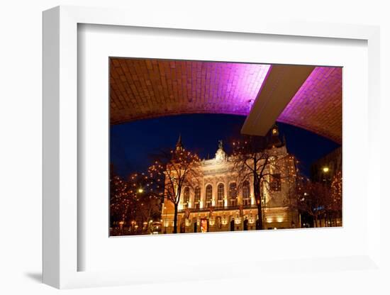 Germany, Berlin, Kudamm, Theater Des Westens, Evening-Catharina Lux-Framed Photographic Print