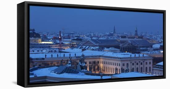 Germany, Berlin Mitte, Dusk, View at Museum Island-Catharina Lux-Framed Premier Image Canvas