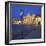 Germany, Berlin, Pariser Platz (Square), the Brandenburg Gate, Night-Rainer Mirau-Framed Photographic Print