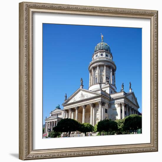 Germany, Berlin. the Deutscher Dom.-Ken Scicluna-Framed Photographic Print