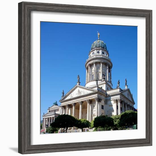 Germany, Berlin. the Deutscher Dom.-Ken Scicluna-Framed Photographic Print