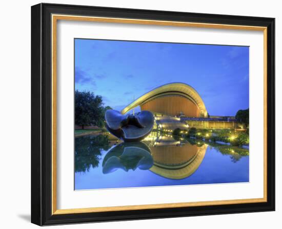 Germany, Berlin, Tiergarten, House of World Cultures Pavillion (Haus Der Kulturen Der Welt) also Ca-Michele Falzone-Framed Photographic Print