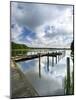 Germany, Brandenburg, Himmelpfort, Moderfitzsee, Jetty, Rowing Boats-Andreas Vitting-Mounted Photographic Print