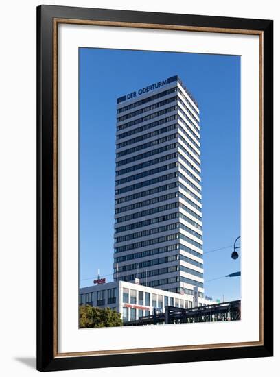 Germany, Brandenburg, Oder-Neisse Cycle Route, Frankfurt / Oder, Oderturm-Catharina Lux-Framed Photographic Print