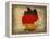 Germany Country Flag Map-Red Atlas Designs-Framed Premier Image Canvas
