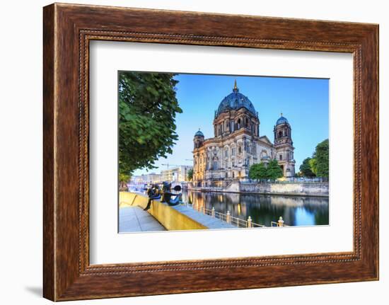 Germany, Deutschland. Berlin. Berlin Mitte. Berlin Cathedral, Berliner Dom.-Francesco Iacobelli-Framed Photographic Print