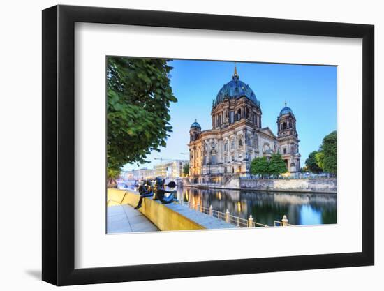 Germany, Deutschland. Berlin. Berlin Mitte. Berlin Cathedral, Berliner Dom.-Francesco Iacobelli-Framed Photographic Print