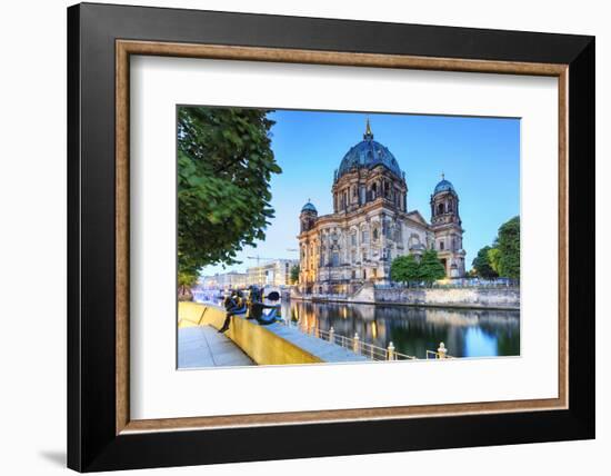 Germany, Deutschland. Berlin. Berlin Mitte. Berlin Cathedral, Berliner Dom.-Francesco Iacobelli-Framed Photographic Print