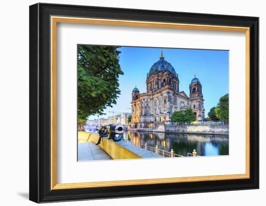 Germany, Deutschland. Berlin. Berlin Mitte. Berlin Cathedral, Berliner Dom.-Francesco Iacobelli-Framed Photographic Print