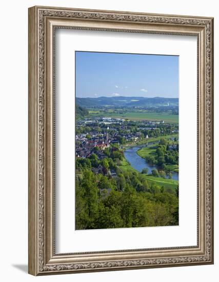Germany, Eastern Westphalia, City of Hšxter, the Weser-Chris Seba-Framed Photographic Print
