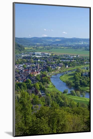 Germany, Eastern Westphalia, City of Hšxter, the Weser-Chris Seba-Mounted Photographic Print