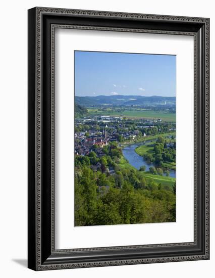 Germany, Eastern Westphalia, City of Hšxter, the Weser-Chris Seba-Framed Photographic Print