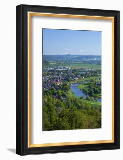 Germany, Eastern Westphalia, City of Hšxter, the Weser-Chris Seba-Framed Photographic Print