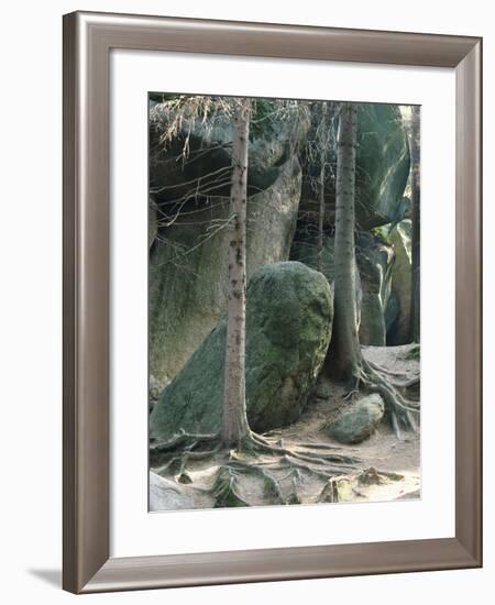 Germany, Fichtelgebirge (Fichtel Mountains), Luisenburg-Rock Labyrinth Near Wunsiedel-Thonig-Framed Photographic Print