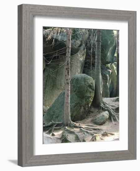 Germany, Fichtelgebirge (Fichtel Mountains), Luisenburg-Rock Labyrinth Near Wunsiedel-Thonig-Framed Photographic Print