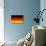 Germany Flag Design with Wood Patterning - Flags of the World Series-Philippe Hugonnard-Art Print displayed on a wall