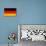 Germany Flag Design with Wood Patterning - Flags of the World Series-Philippe Hugonnard-Art Print displayed on a wall