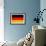 Germany Flag Design with Wood Patterning - Flags of the World Series-Philippe Hugonnard-Framed Art Print displayed on a wall
