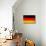 Germany Flag Design with Wood Patterning - Flags of the World Series-Philippe Hugonnard-Mounted Art Print displayed on a wall