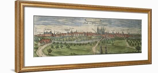 Germany, Halle, View of Halle an Der Saale City-null-Framed Giclee Print