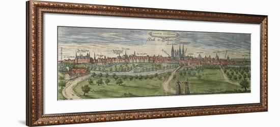 Germany, Halle, View of Halle an Der Saale City-null-Framed Giclee Print