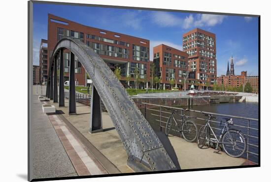 Germany, Hamburg, Busan Bridge in Front of the †berseequartier at the Brooktor-Uwe Steffens-Mounted Photographic Print