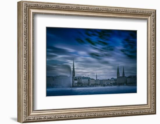 Germany, Hamburg, City Centre, Alster (River), Binnenalster (Inner Altster Lake)-Ingo Boelter-Framed Photographic Print