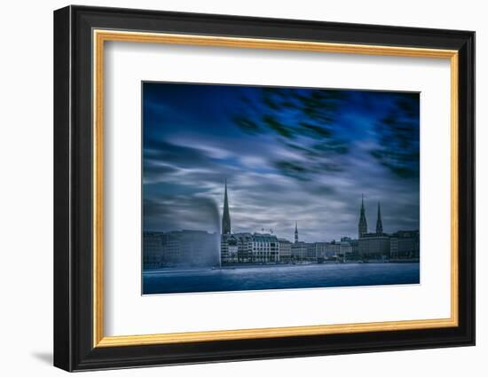 Germany, Hamburg, City Centre, Alster (River), Binnenalster (Inner Altster Lake)-Ingo Boelter-Framed Photographic Print