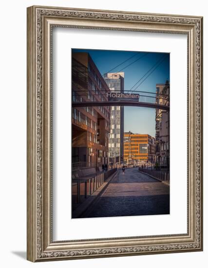 Germany, Hamburg, Elbe, Harbor, St. Pauli, Fish Market, Holzhafen-Ingo Boelter-Framed Photographic Print