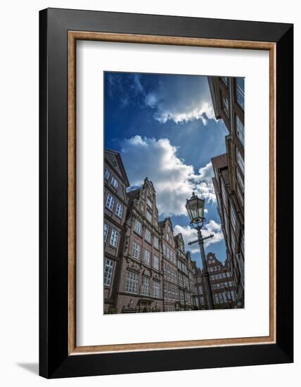 Germany, Hamburg, Gangeviertel, Half-Timbered Houses-Ingo Boelter-Framed Photographic Print