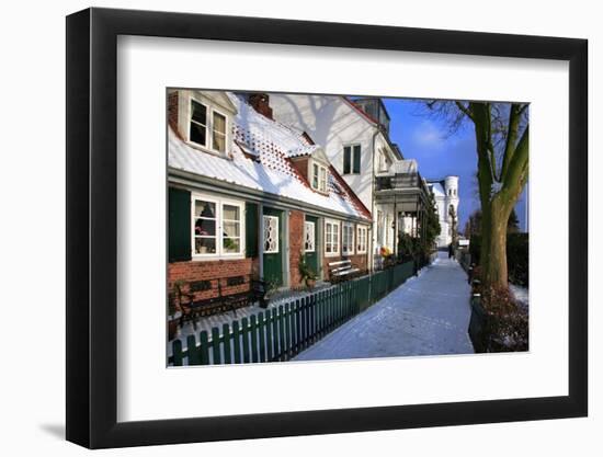 Germany, Hamburg, Historical Captain's Houses in Hamburg-…velgšnne-Uwe Steffens-Framed Photographic Print